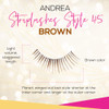 Andrea False Lashes Style 45 Brown 4 pairs