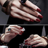 Vishine 2 Colors 15ml Nail Gel Polish Set Black Dark Red Wine Color Soak Off UV LED Varnish Long Lasting Nail Art Classi
