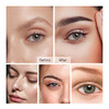 TEONEI Dual Ended Eye Makeup BrushEyeshadow Blending BrushEyeshadow Smudge BrushFoundation Makeup Applicator5Pcs