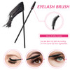 263 Pieces Disposable Makeup Applicators Kit Includes 50 Disposable Eyeliner Brushes 100 Lipstick Applicators Lip Wands