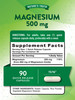 Nature's Truth Magnesium Oxide 500mg Capsules | 90 Count | Non-GMO & Gluten Free High Strength Supplement online at globaldelivered