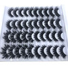 HBZGTLAD 20 pairs 3D Mink Lashes Natural False Eyelashes Dramatic Volume Fake Lashes Makeup Eyelash Extension Silk Eyela