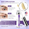 Lush Brow Eyebrow Eyelash Rapid Growth Serum with Growth Peptides Dermatologist Developed Eyelash Serum to Grow Lashes B