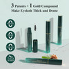 Eyelash Growth Serum BREYLEE Lash Boost Serum Eyelash Conditioner for Longer Fuller Thicker Lashes Gold 3ML 01 Fl OzFast