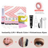 Lash Lift and Black Kit Easy AtHome DIY Lash Perm and Eyelash Brow Color Set 3in1 with Upgraded Glue Quick Lift Volumino