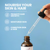 Eva Naturals 100 Pure Castor Oil Cold Pressed for Eyelash Eyebrow Hair Lash Growth Thicker Brow Face Serum Drops for Wri
