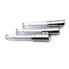3 pcs 5ml Silver Acrylic Empty Eyelashes Tube Eyeliner Vials Bottle With Wand Applicators for EyelashEyebrow Growth Seru