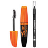 Rimmel ScandalEyes Curve Alert Mascara with ScandalEyes Waterproof Kohl Kajal Liner 1 Set Combo