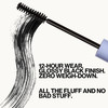 Pacifica Vegan Collagen Fluffy Lash Mascara Black Thickening Lengthening Mascara with Plant Fibers Full Fluffy Lashes Ve