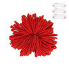Coobbar 100pcs Women Elastic Hair Ties Band Ropes Ring Ponytail Holder (Red) online at globaldelivered