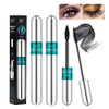 2 Pack Lash Cosmetics Mascara 5x Longer Lash Mascaras 2 in 1 Black Mascara Waterproof Volume and Length Eye Cosmetics Lo