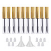 GTHER 10PCS 10ML Empty Mascara Tubes Bottles with Wand Rubber Inserts Funnels Set for Castor OilEyelash Growth Oil DIY M