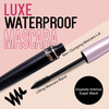 Skone Cosmetics Insanely Intense Luxe Waterproof Mascara Black SmudgeProof LongLasting Volumizing Lengthening for Dramat