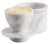 Radicaln Marble Butter Keeper 425 Inches White Handmade French Butter Holder For Kitchen Counter Decor Ideal Butter Croc