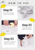 Radicaln Marble Butter Keeper 425 Inches White Handmade French Butter Holder For Kitchen Counter Decor Ideal Butter Croc