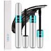 2 Pack 2 in 1 Mascara 5x Longer Waterproof Lash Cosmetics Natural Lengthening and Thickening Effect No Clumping Superstr