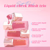KIMUSE Soft Cream Blush Liquid Blush for Cheeks LongWearing Pigmented Waterproof Smudge Proof Dewy Finish
