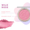Flower Beauty Pots Powder Blush Smooth Silky Skin Tone Enhancing Soft Satin Finish Makeup Wild Rose 021 Oz