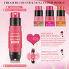 LOKFAR Cream Blush Stick for Cheeks 2 in 1 Multi Makeup Blush with Brush for Cheeks Tint Eyes Lips Waterproof Smooth Cre