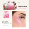 KYDA Pink Baked Blush Pink Glow Powder for Blush and Highlighter High Glossy Finish Lightweight Blendable Shimmer Blushe