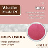 Giselle Cosmetics Giselle Doll Blush Palette Face Makeup Make Up Loose Powder Matte Blush Mineral Blush Peach Pink Red T