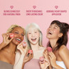 KAJA Blusher Cheeky Stamp 02 Saucy Buildable Blendable Shade with Heartshaped Applicator Sunkissed Finish Travel size Hy