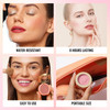Oulac Purple Blush for Cheeks Blush Makeup Highly Pigmented Cream Natural Matte Finish Shape Highlight Face CrueltyFree
