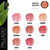 Palladio Matte Blush Brushes onto Cheeks Smoothly Soft Matte Look and Even Finish Flawless Velvety Coverage Effortless B