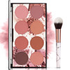 NewBang 8 Colors Blush Palette Matte Mineral Blush Powder Bright Shimmer Face BlushContour and Highlight Blush PalettePr