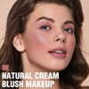 FOCALLURE Cream Blush MakeupBuildable Blush Stick for CheeksMatte and Dewy FinishLong WearingEasy ApplicationLightweight