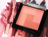 Palladio 2In1 Mosaic Blush and Bronzer Silky Smooth Face Makeup Pressed Powder Five Color Hues from Shimmering Pinks to