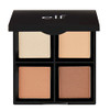 elf Contour Palette 4 Shades Customizable Easy to Apply Sculpts Shades Brightens LightMedium Infused with Vitamin E AllD