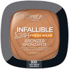 LOreal Paris Infallible Up to 24H Fresh Wear Soft Matte Longwear Bronzer Waterproof heatproof Transfer humidity and swea
