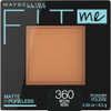 Maybelline Fit Me Matte Poreless Pressed Face Powder Makeup Setting Powder Mocha 1 Count