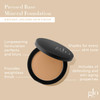 Glo Skin Beauty Pressed Base Powder Foundation Makeup Honey Dark Flawless Coverage for a Radiant Natural SecondSkin Fini