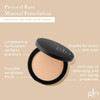 Glo Skin Beauty Pressed Base Powder Foundation Makeup Honey Fair Flawless Coverage for a Radiant Natural SecondSkin Fini
