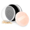 Kalevel Empty Makeup Powder Container 50ml with Puff Loose Face Compact Case Plastic Cosmetic Jars Travel Containers Ref