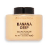 Revolution Loose Baking Powder Makeup Setting Powder LongLasting Coverage Mattifies Reduces Shine Banana Deep 112 oz
