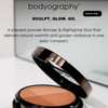 Bodyography Sunsculpt Bronzer Highlighter Duo Matte Bronzer Golden Highlighter Compact Silky Buildable NonComedogenic Po