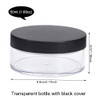 AKOAK Capacity 50 ml169 oz Empty Reusable Plastic Loose Powder Compact Container DIY Makeup Powder Case with Sifter and