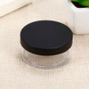AKOAK Capacity 50 ml169 oz Empty Reusable Plastic Loose Powder Compact Container DIY Makeup Powder Case with Sifter and