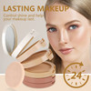 Pure Vie 5 Colors LongLasting Lightweight Multilayer Matte Loose Setting Powder Pressed Powder Face Makeup Contour Palet