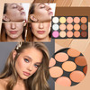Pure Vie 15 Colors Hydrating LongLasting Cream Contour Palette Color Corrector Cream Concealers For Camouflaging Discolo