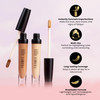 Frankie Rose Cosmetics Our Lil Secret Concealer Full Long Lasting Coverage for Dark Circles and Fine Lines Easy to Blend