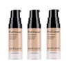 3 Pack Pro Full Cover Liquid Concealer Waterproof Smooth Matte Flawless Finish Creamy Concealer Foundation for Eye Dark