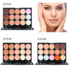 15 Colors Hydrating Cream Concealer Palette Pure Vie Long Lasting Full Coverage Correcting Concealer Palette Foundation