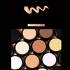 Mallofusa Single Color Face Makeup Concealer Foundation Palette Creamy Moisturizing Concealing 049oz Light Beige