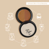 Glo Skin Beauty Under Eye Concealer Makeup with Duo Shades for Custom Blending Corrects Conceals Dark Circles Redness Bu
