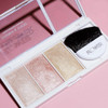 FLOWER Beauty By Drew Barrymore Shimmer Strobe Highlighting Palette Glowing Bronzer Powder Kit For Face Blendable Covera