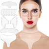 11Pcs Facial Wrinkle Smoothing Patches Reusable Silicone Chest Pads for Wrinkles Treatment Prevention Anti Wrinkle Patch